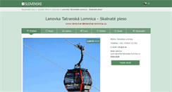 Desktop Screenshot of lanovka-tatranska-lomnica.cz